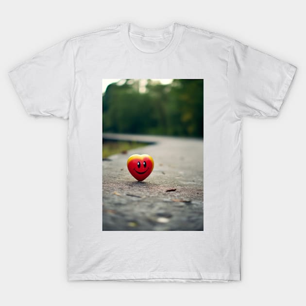 Happy Heart! T-Shirt by TheMadSwede